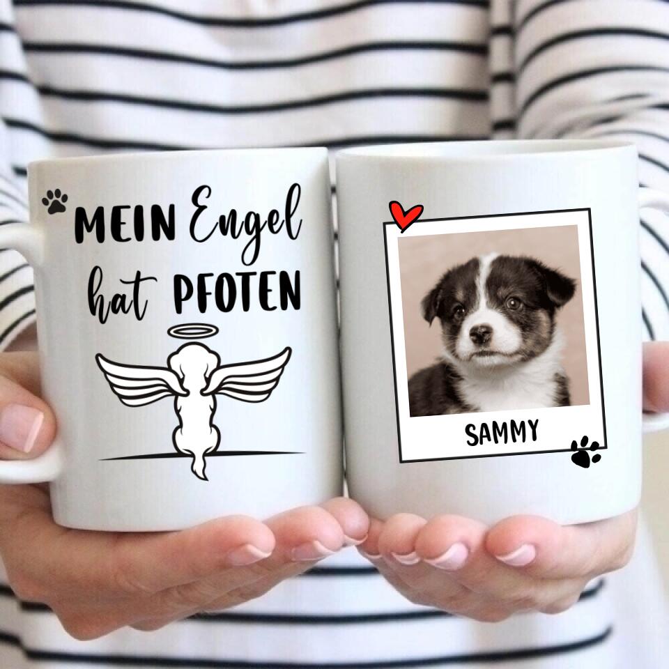 Mein Engel (Hund) - Tasse mit Foto