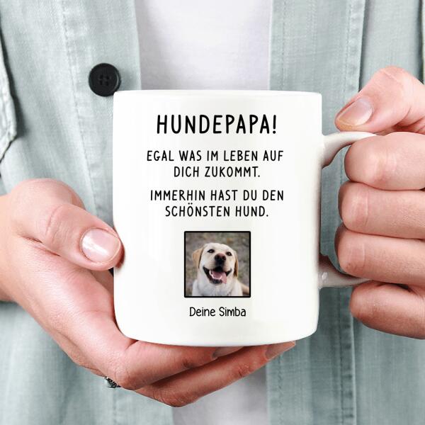Schönster Hund - Personalisierte Tasse mit Foto