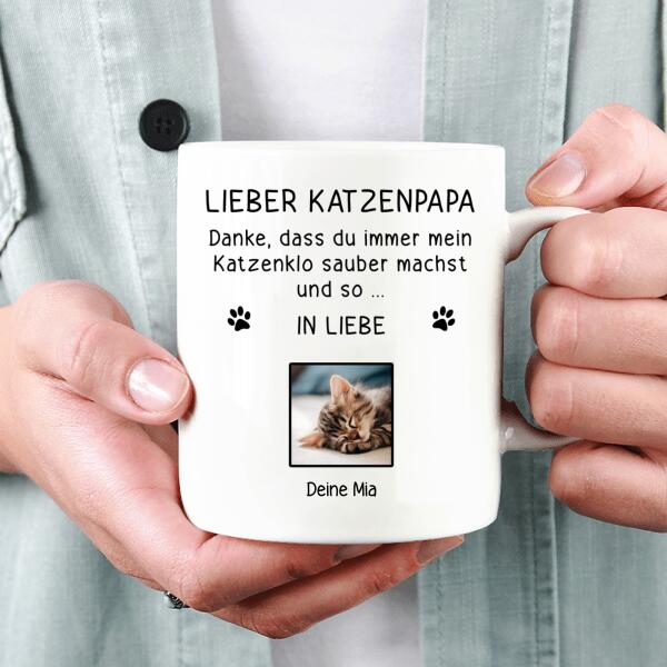 Katzenklo - Personalisierte Tasse mit Foto