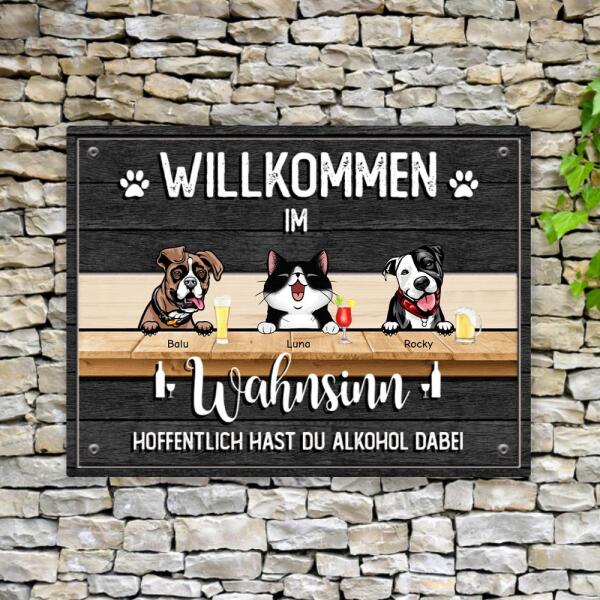 Hoffentlich hast du - Personalisiertes Türschild