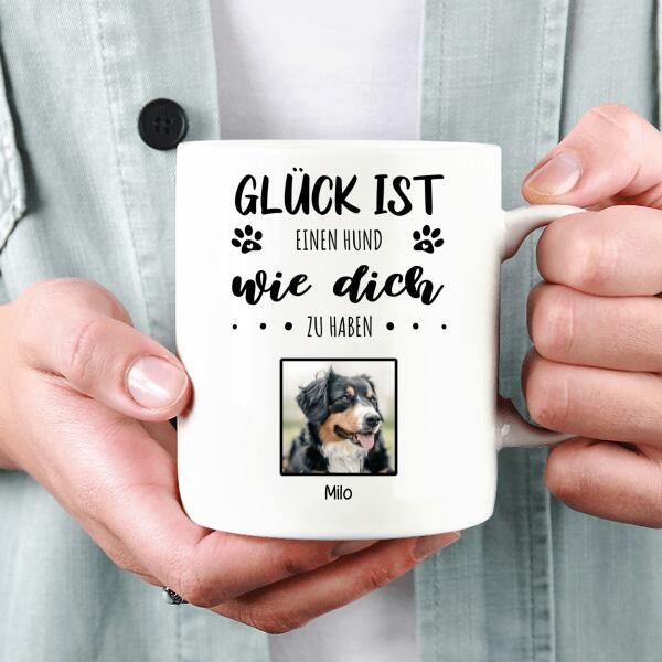 Glück ist - Tasse mit Foto