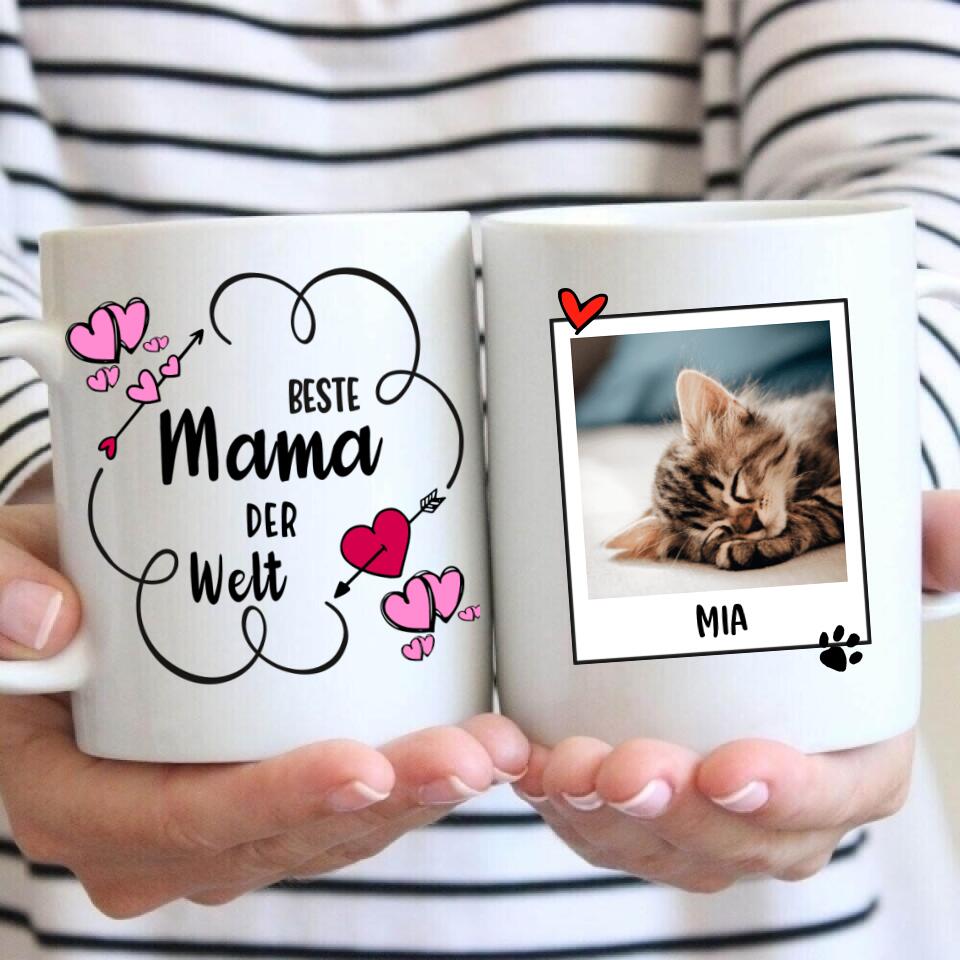 Beste Mama - Tasse mit Foto