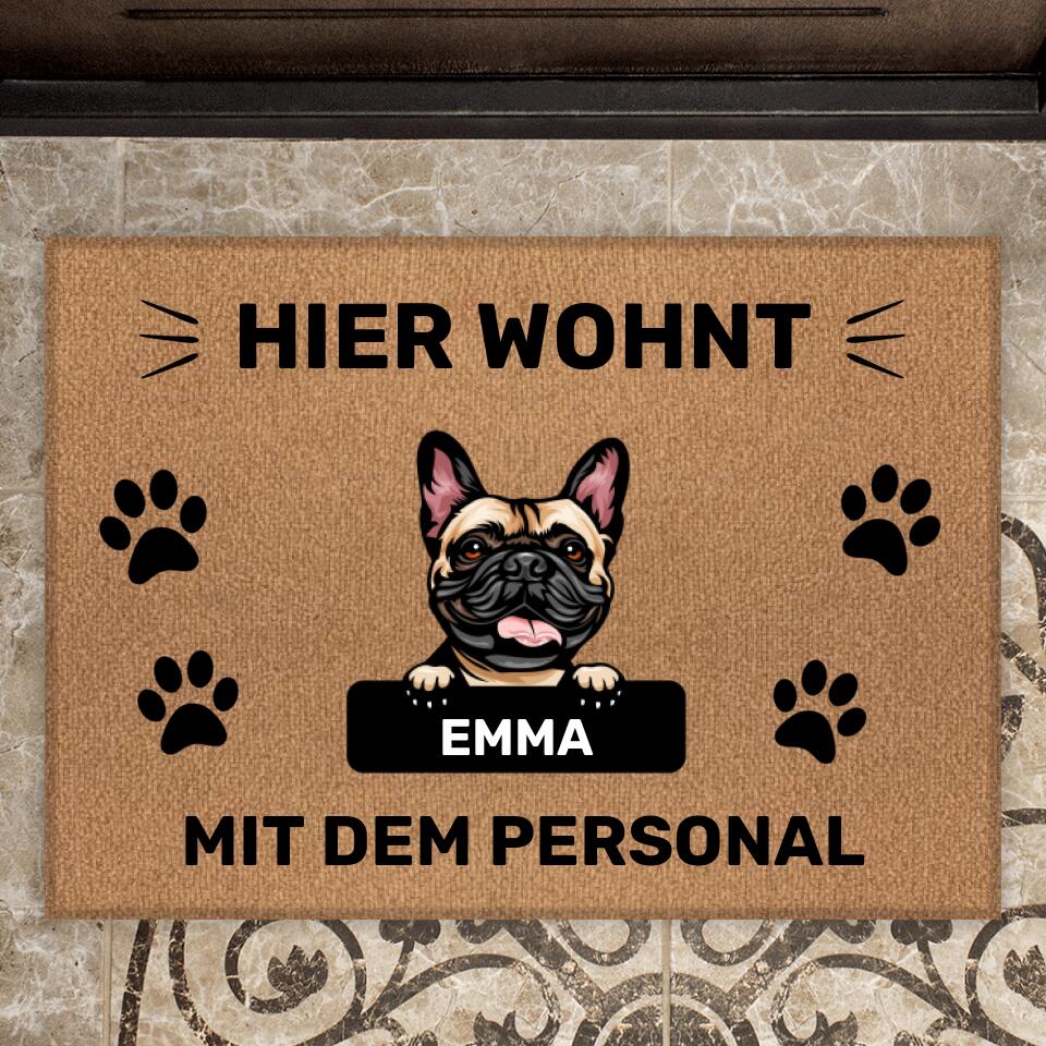 Personal - Personalisierte Fußmatte