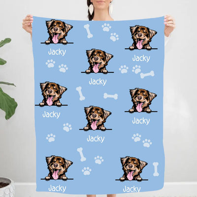 Mein Hund - Personalisierte Decke