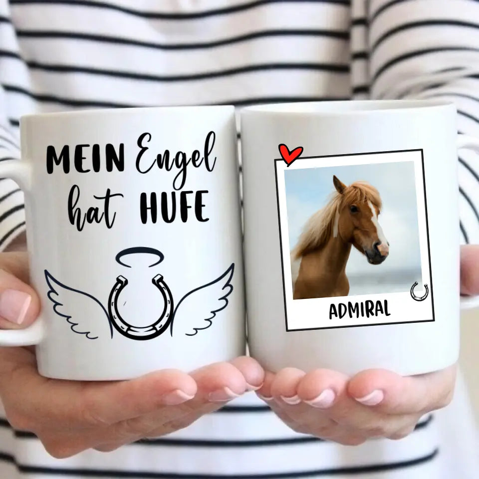 Mein Engel (Pferd) - Tasse mit Foto