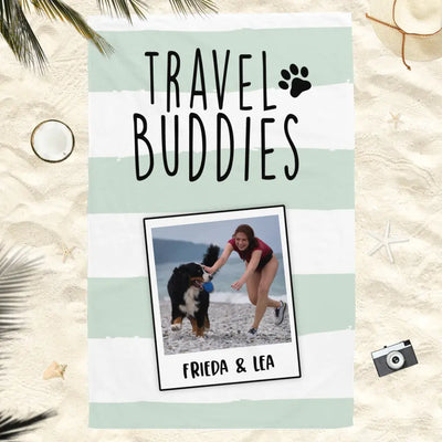 Travel Buddies - Handtuch mit Foto