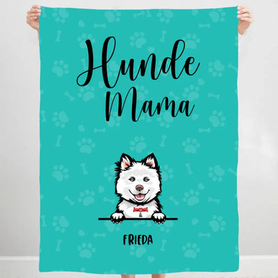 Hundemama / Hundepapa - Personalisierte Decke