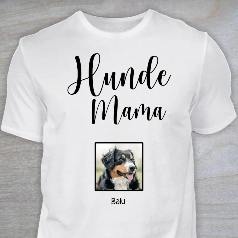 Hundemama / Hundepapa - T-Shirt mit Foto
