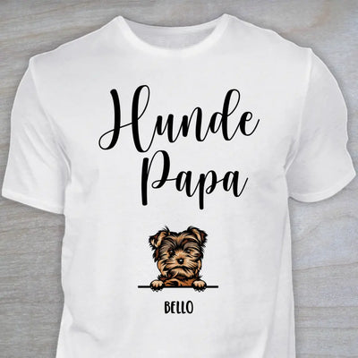 Hundemama (oder -papa) - Personalisiertes T-Shirt