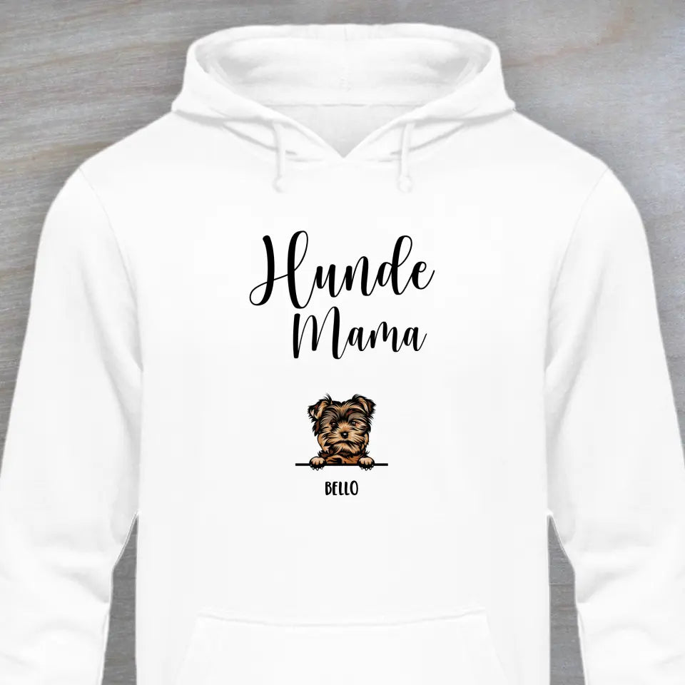 Hundemama (oder -papa) - Personalisierter Hoodie