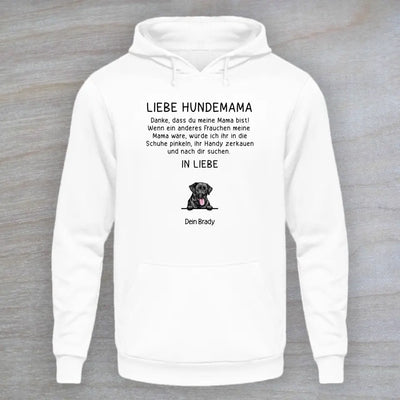 Liebe Hundemama - Personalisierter Hoodie