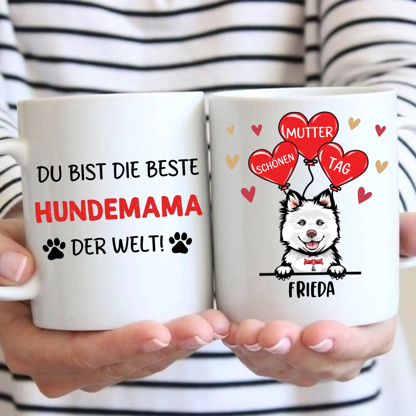 Schönen Muttertag Hundemama - Tasse
