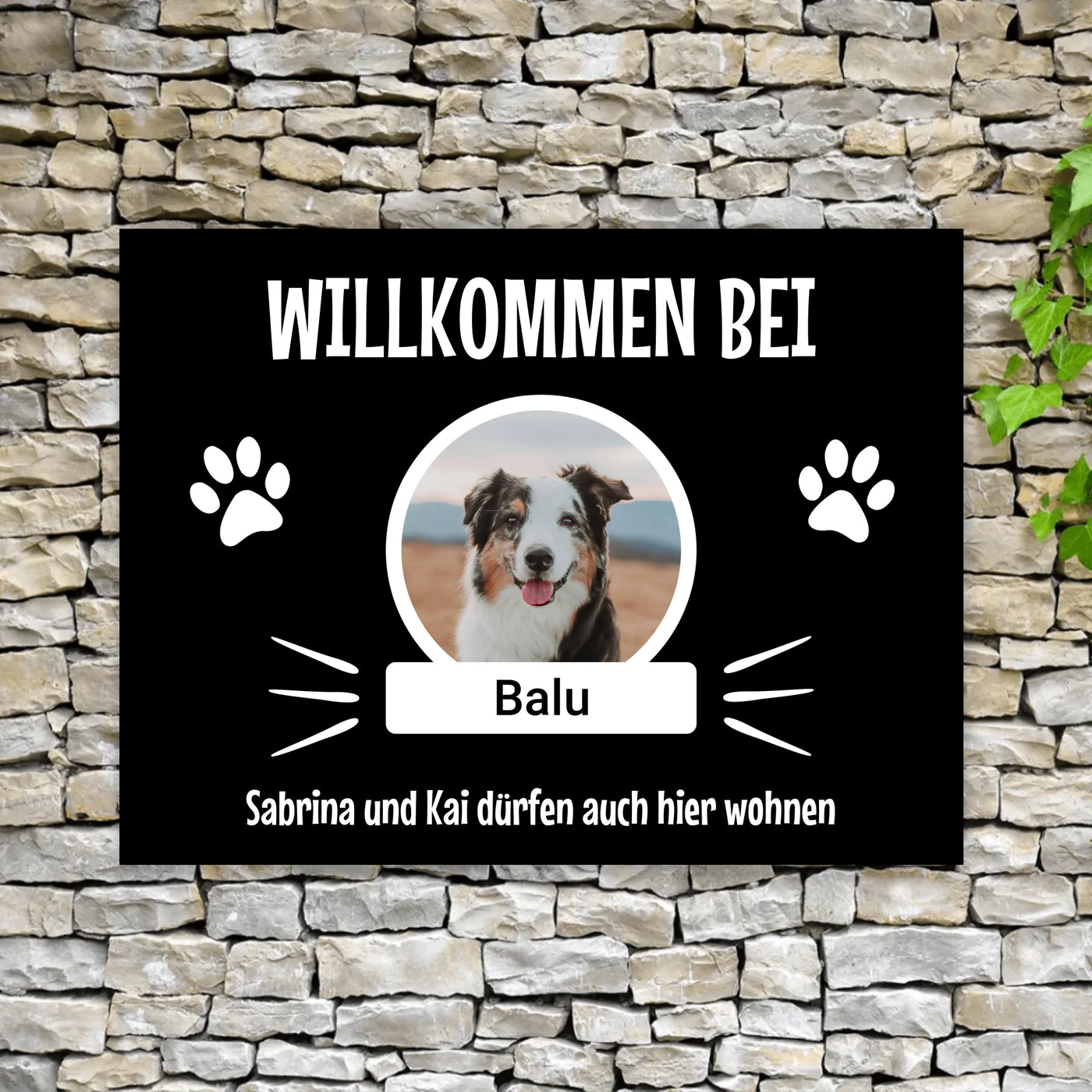 Türschild Mockup