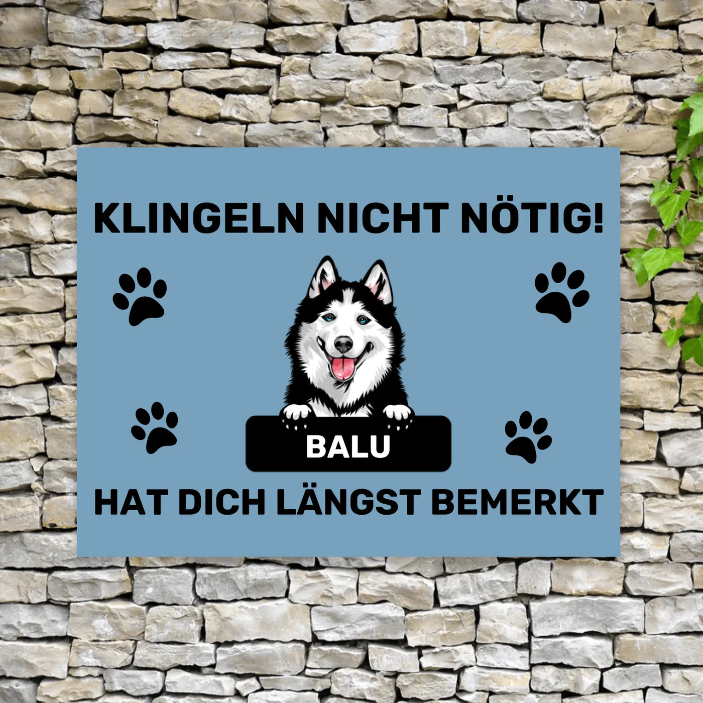 Türschild Mockup