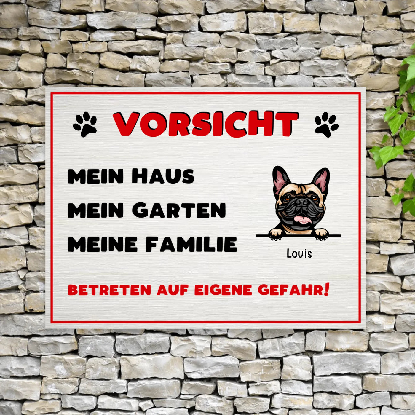 Türschild Mockup