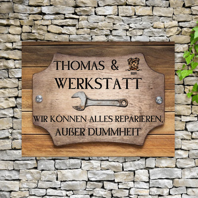 Türschild Mockup