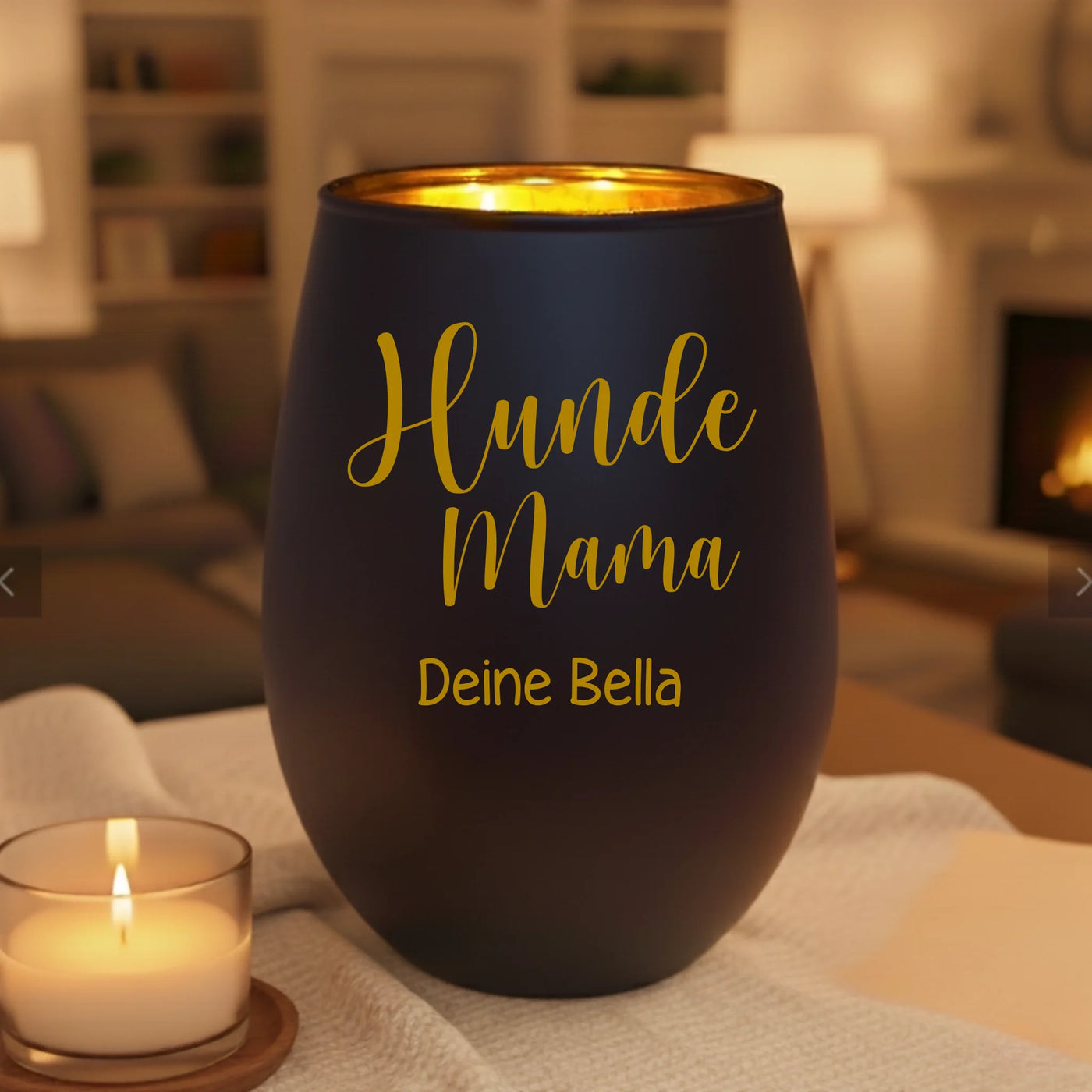 black candle mockup