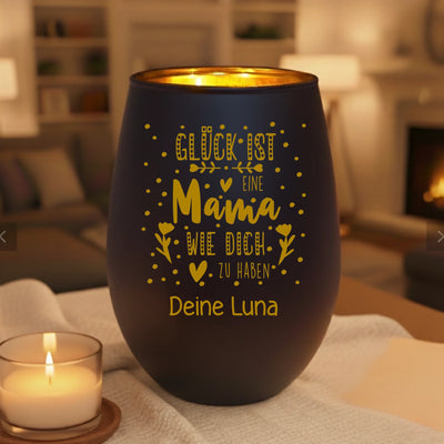 black candle mockup
