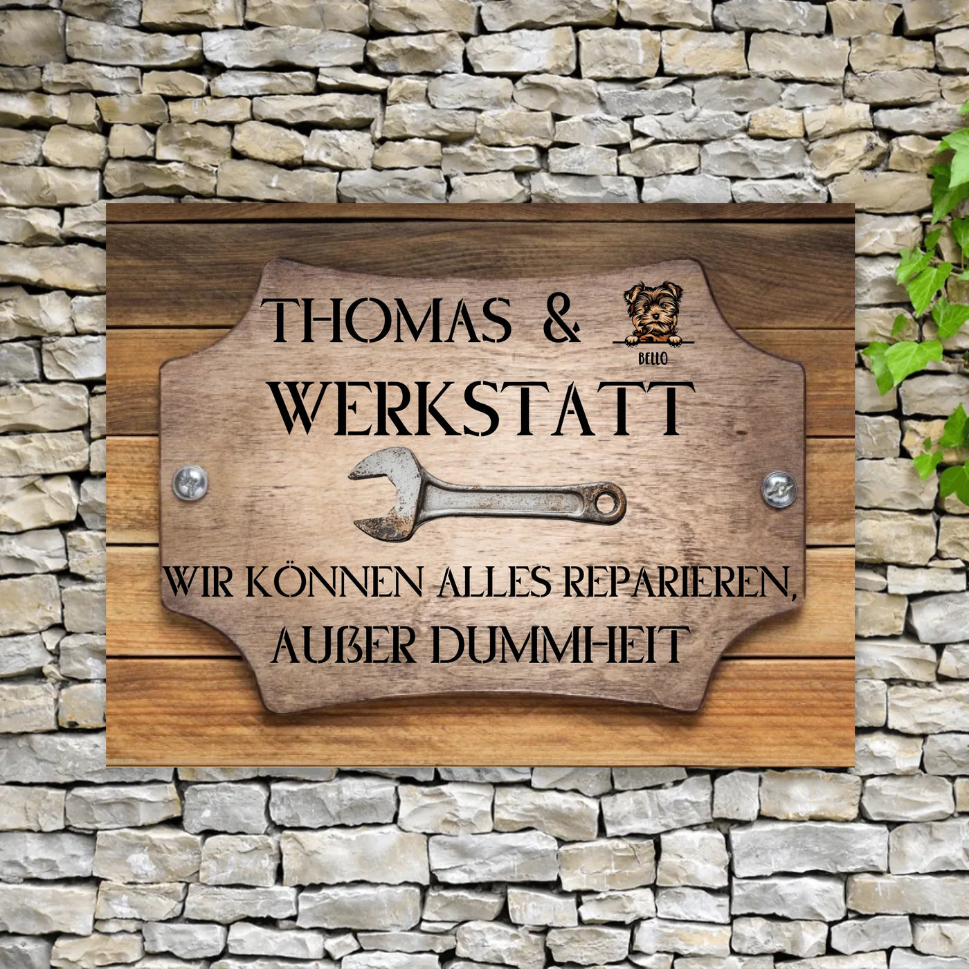 Türschild Mockup