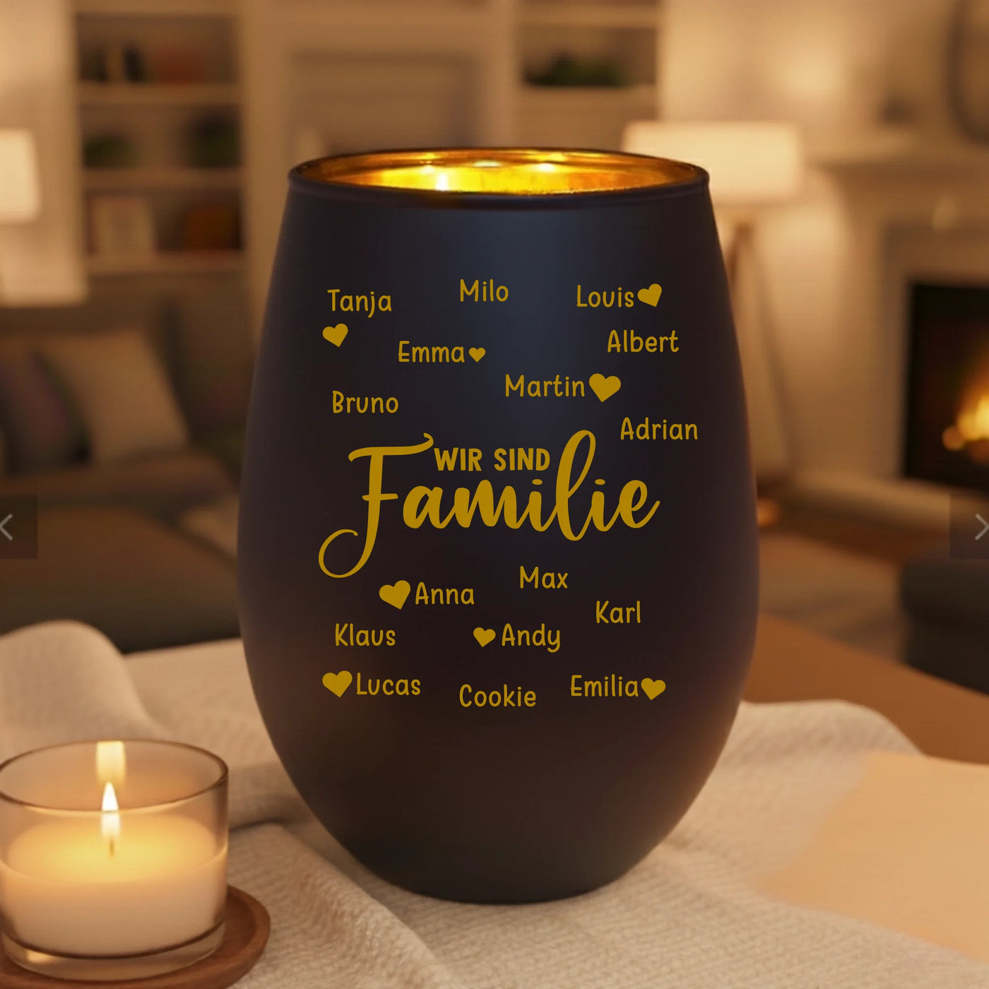 black candle mockup